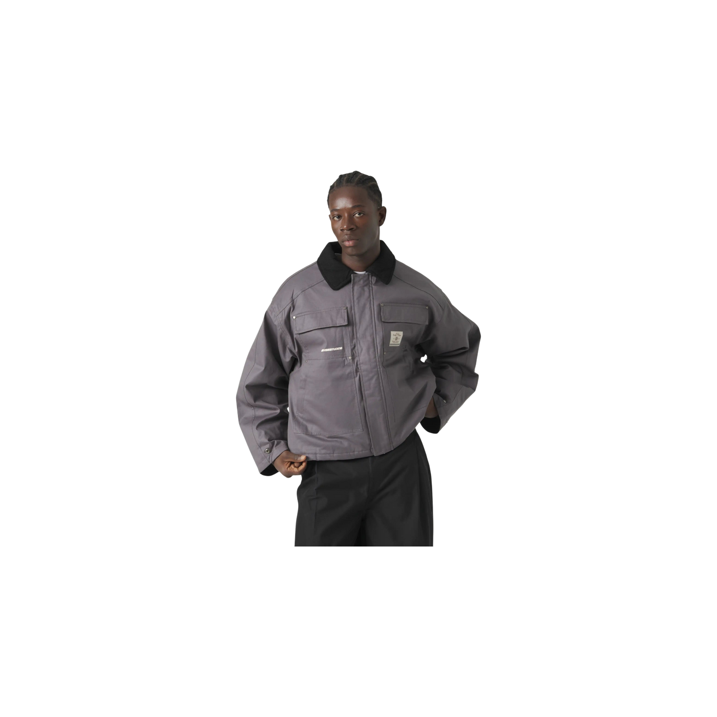 Eme Studios Ethos Grey Boxy Coat