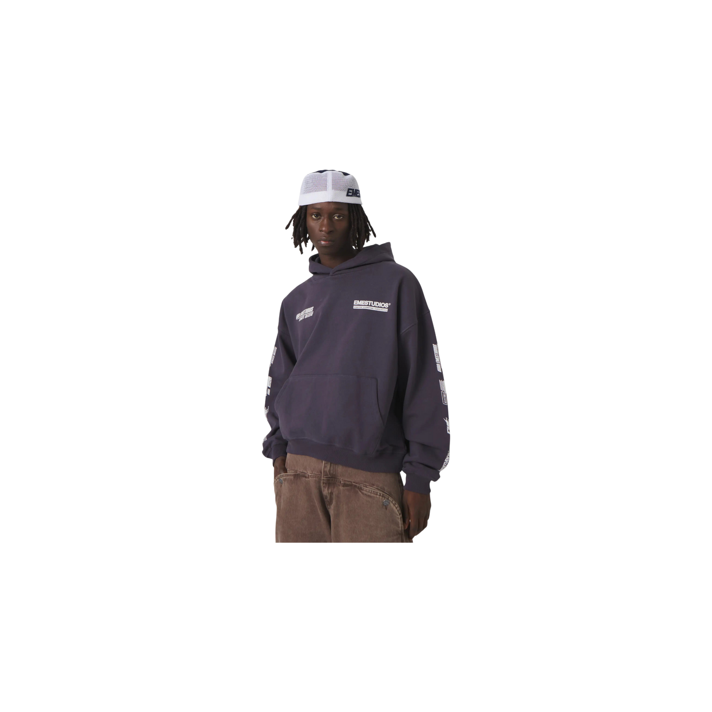 Eme Studios Four Hit Night Sky Oversized Hoodie