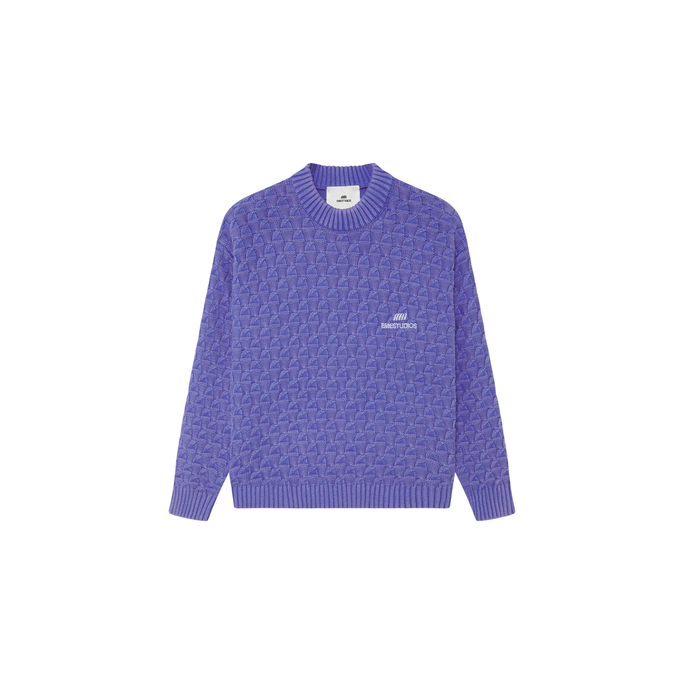 Eme Studios Grid Lucent Cable Knit Sweater
