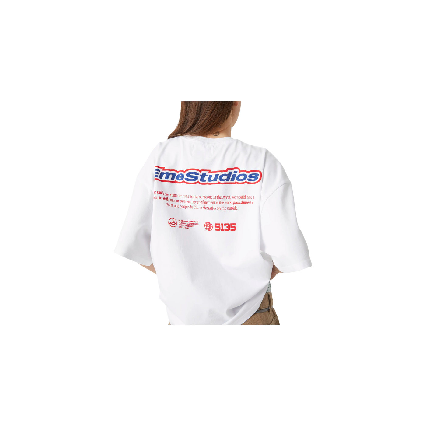 Eme Studios Grin Blued Oversized T-Shirt