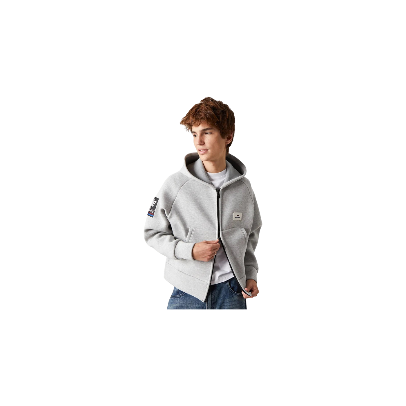 Eme Studios Groovy Heather Grey Neoprene Jacket