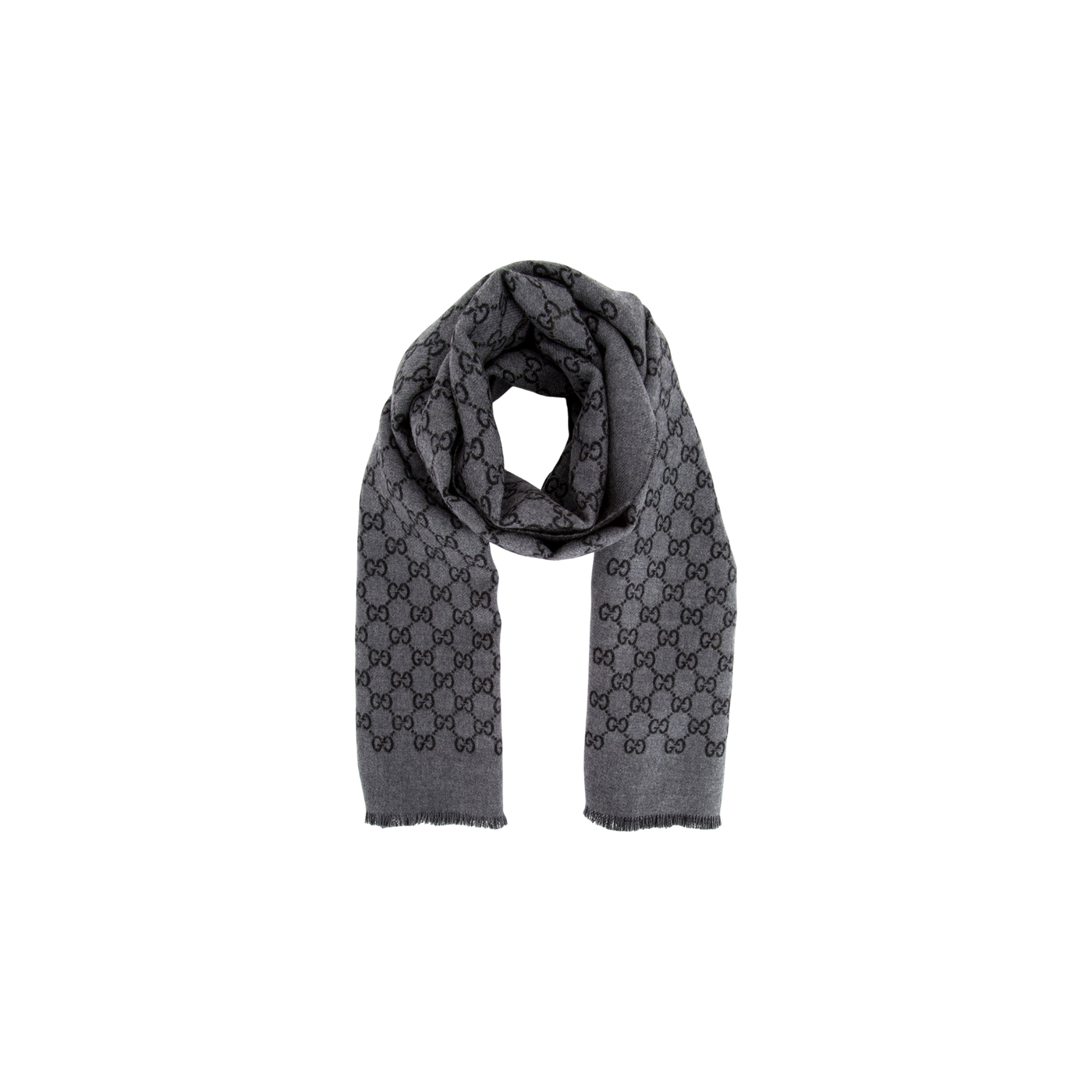 Gucci All-Over GG Logo Print Scarf