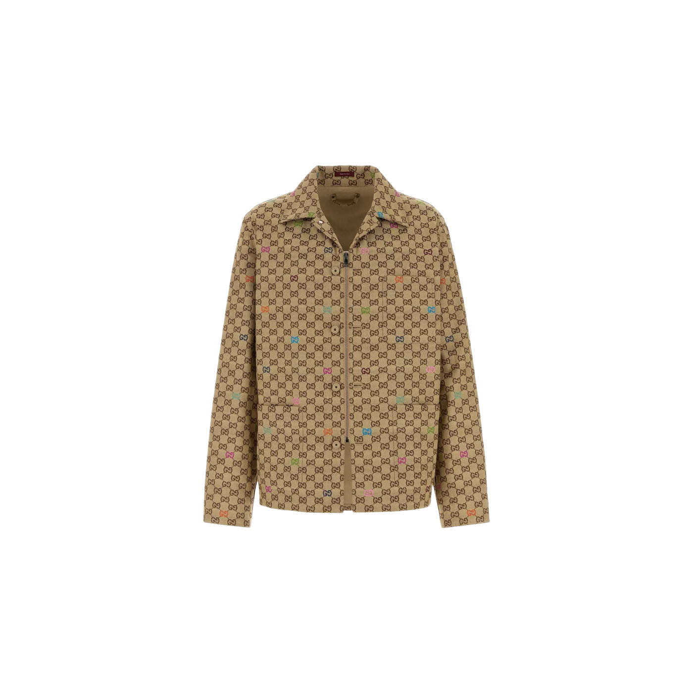 Gucci GG Monogrammed Zip-Up Jacket