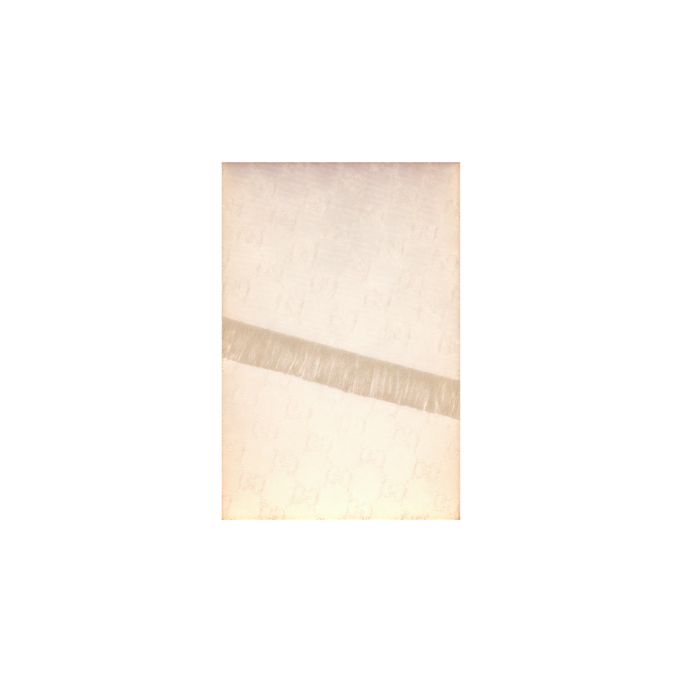 Gucci Monogrammed Frayed-Edge Scarf