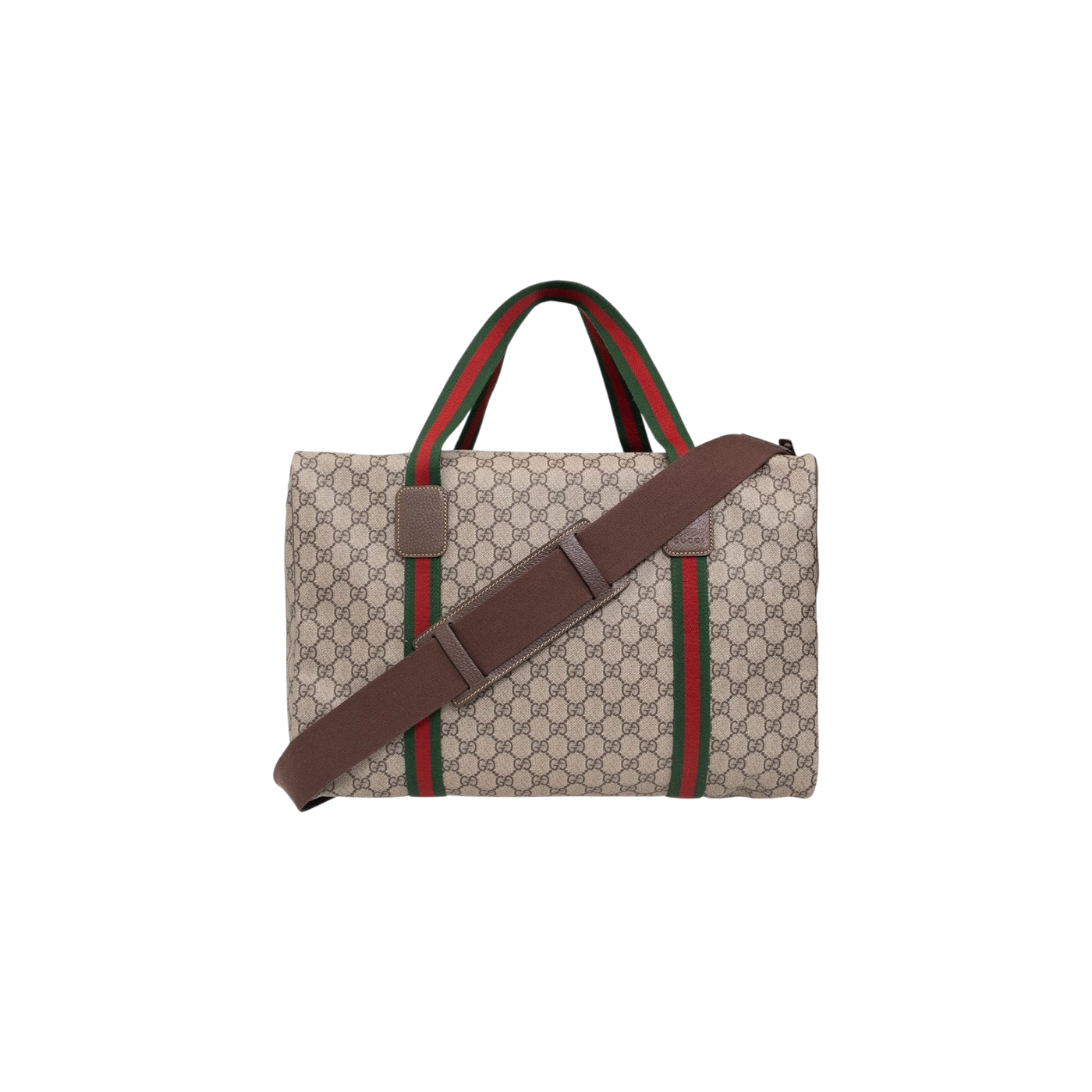 Gucci Web Striped Large Duffle Bag