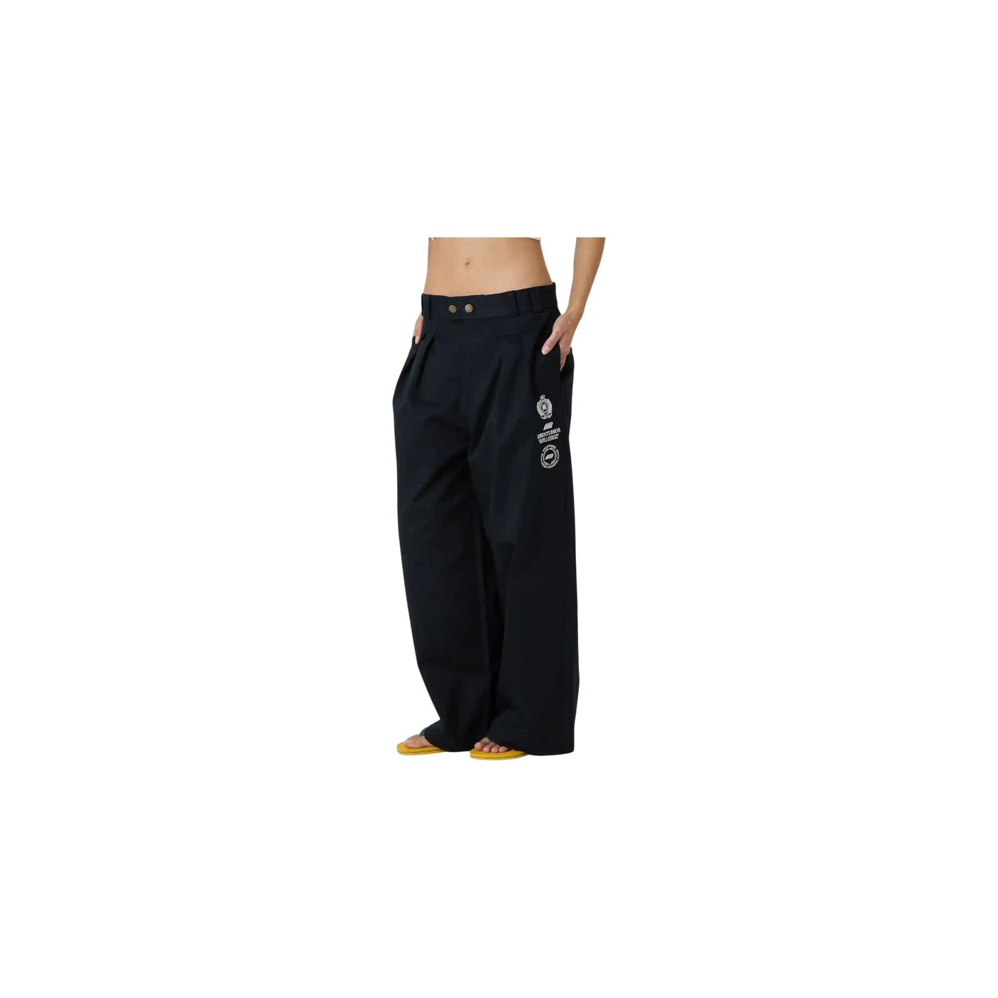 Eme Studios Heritage Navy Tailored Pants