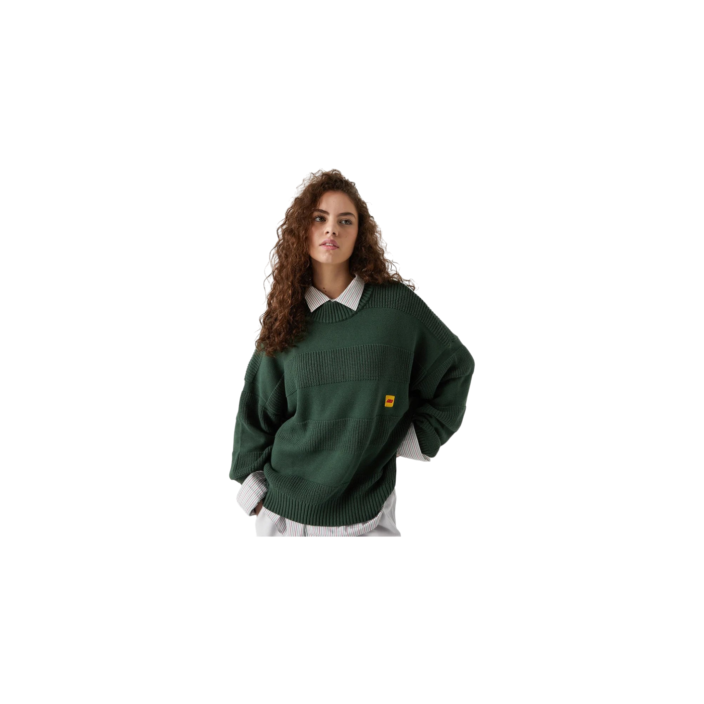 Eme Studios Horizontal Striped Knit Sweater