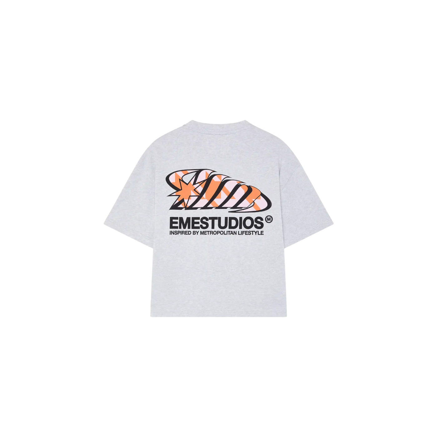 Eme Studios Houndstooh Grey Oversized T-Shirt