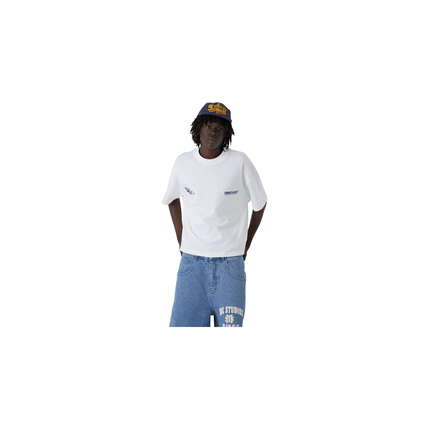 Eme Studios Houndstooh Pearl Oversized T-Shirt