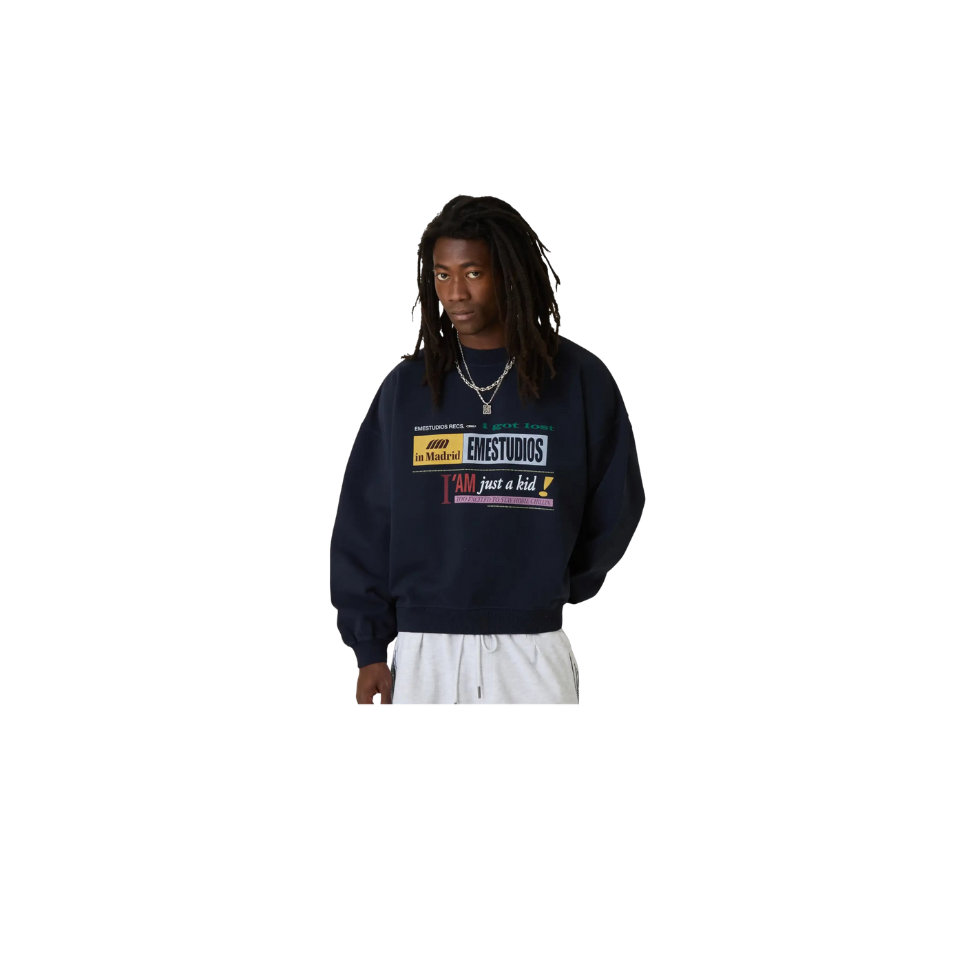 Eme Studios IJK Night Sky Oversized Crewneck