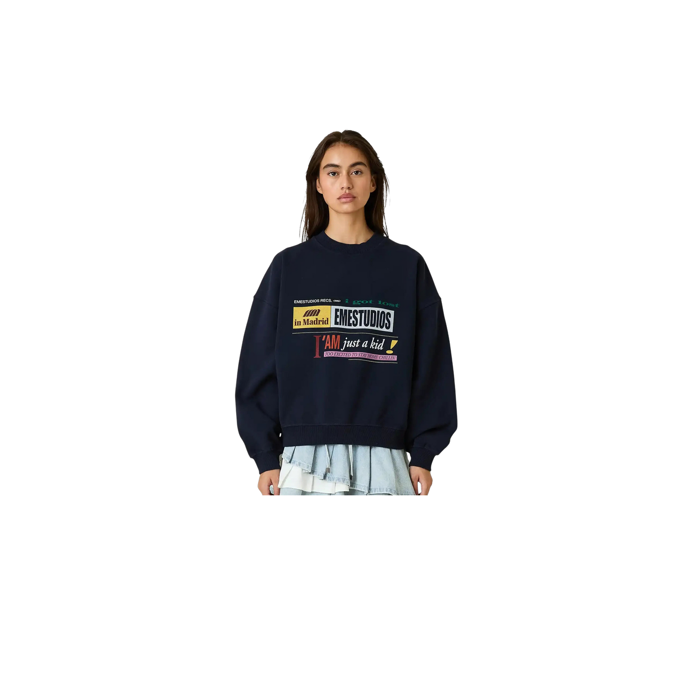 Eme Studios IJK Night Sky Oversized Crewneck