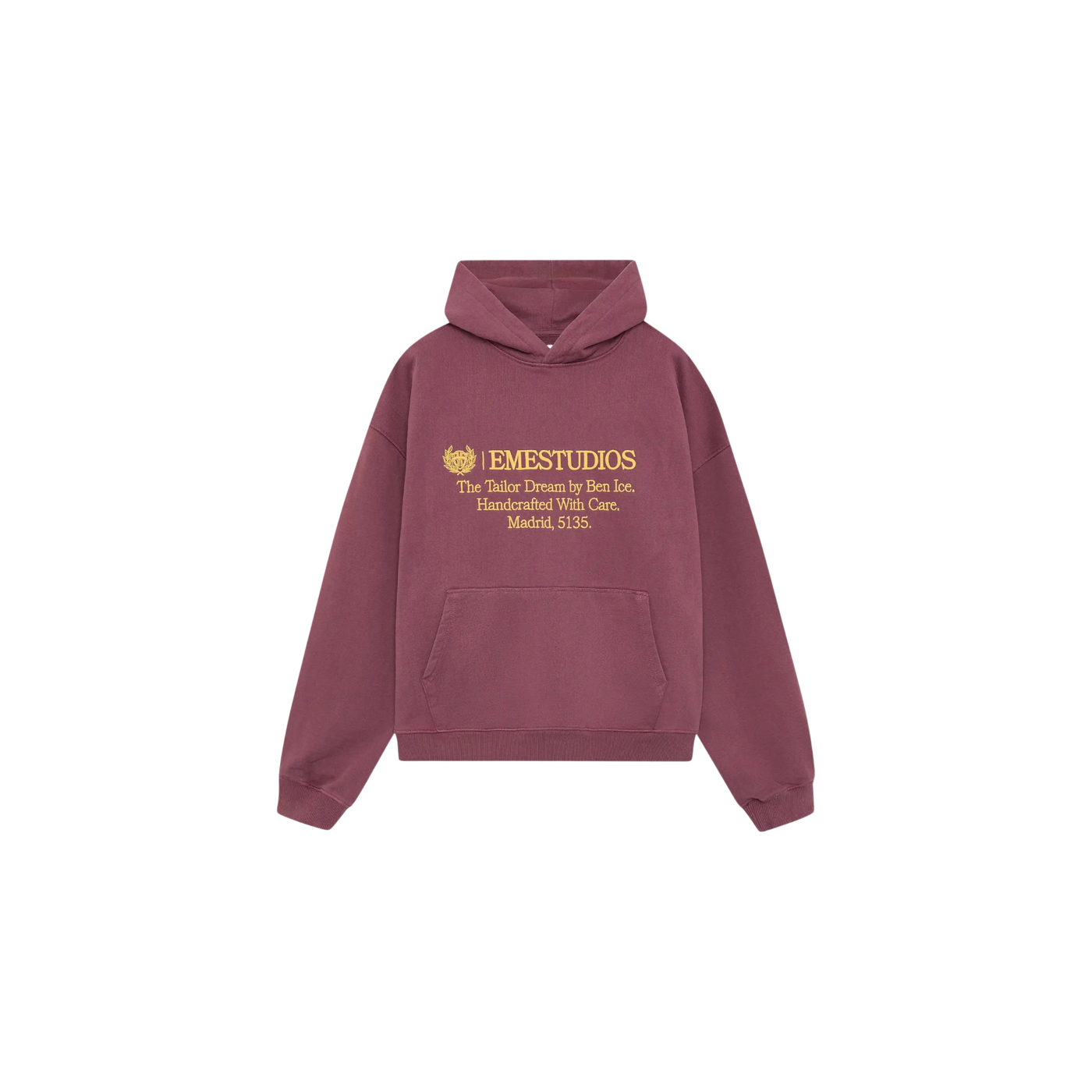 Eme Studios Institution Cabernet Oversized Hoodie