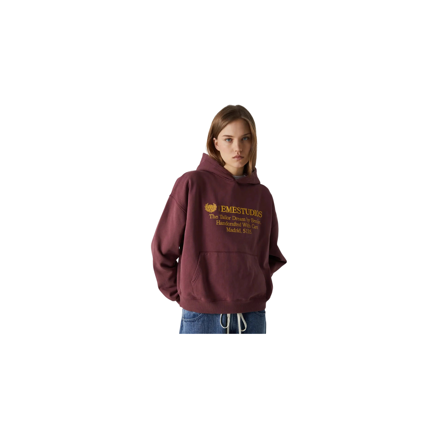 Eme Studios Institution Cabernet Oversized Hoodie