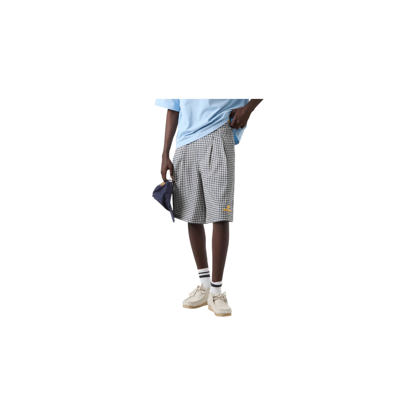 Eme Studios Jayde Navy Vichy Shorts