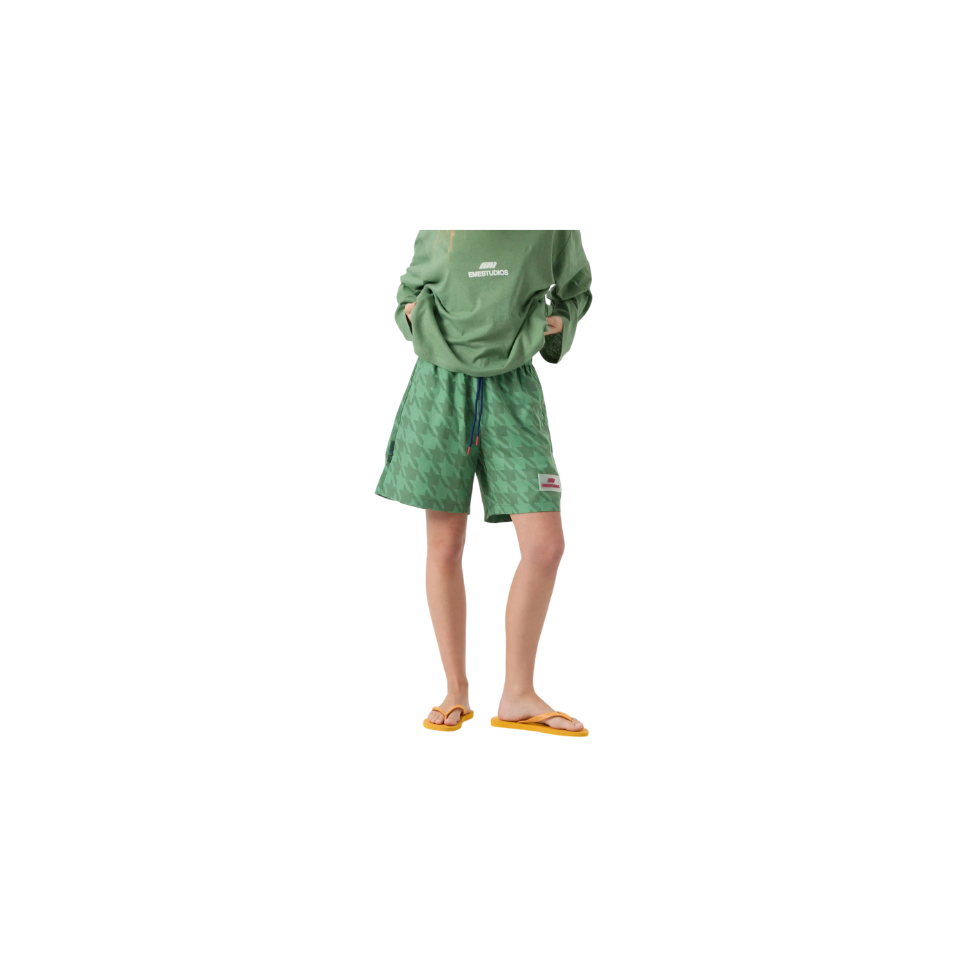 Eme Studios JJ English Green Swim Trunk