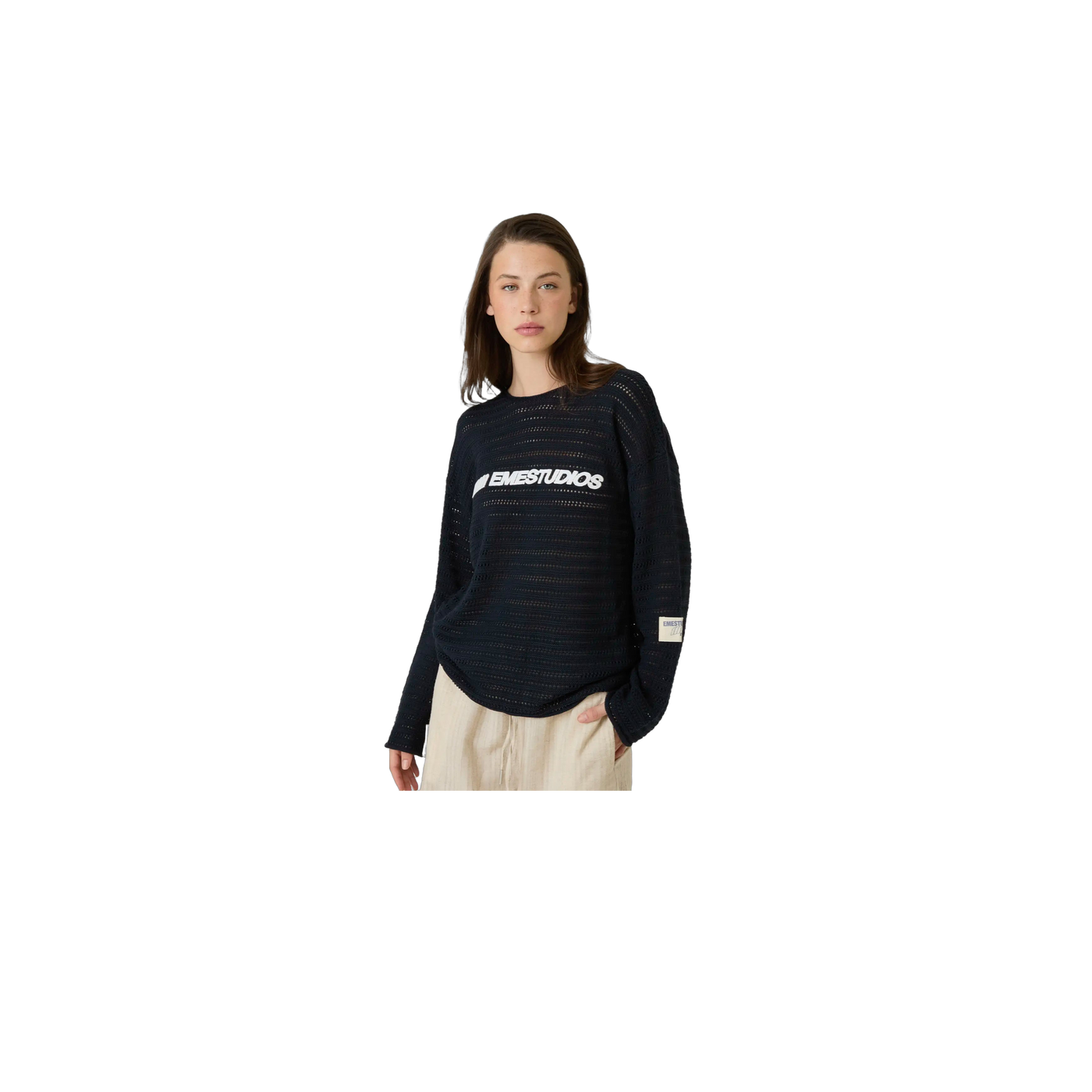 Eme Studios Kavai Navy Open Knit