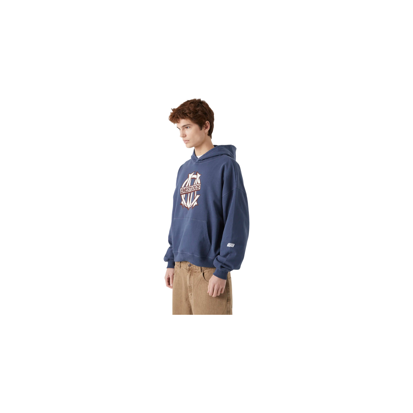 Eme Studios Le Panier Navy Oversized Hoodie