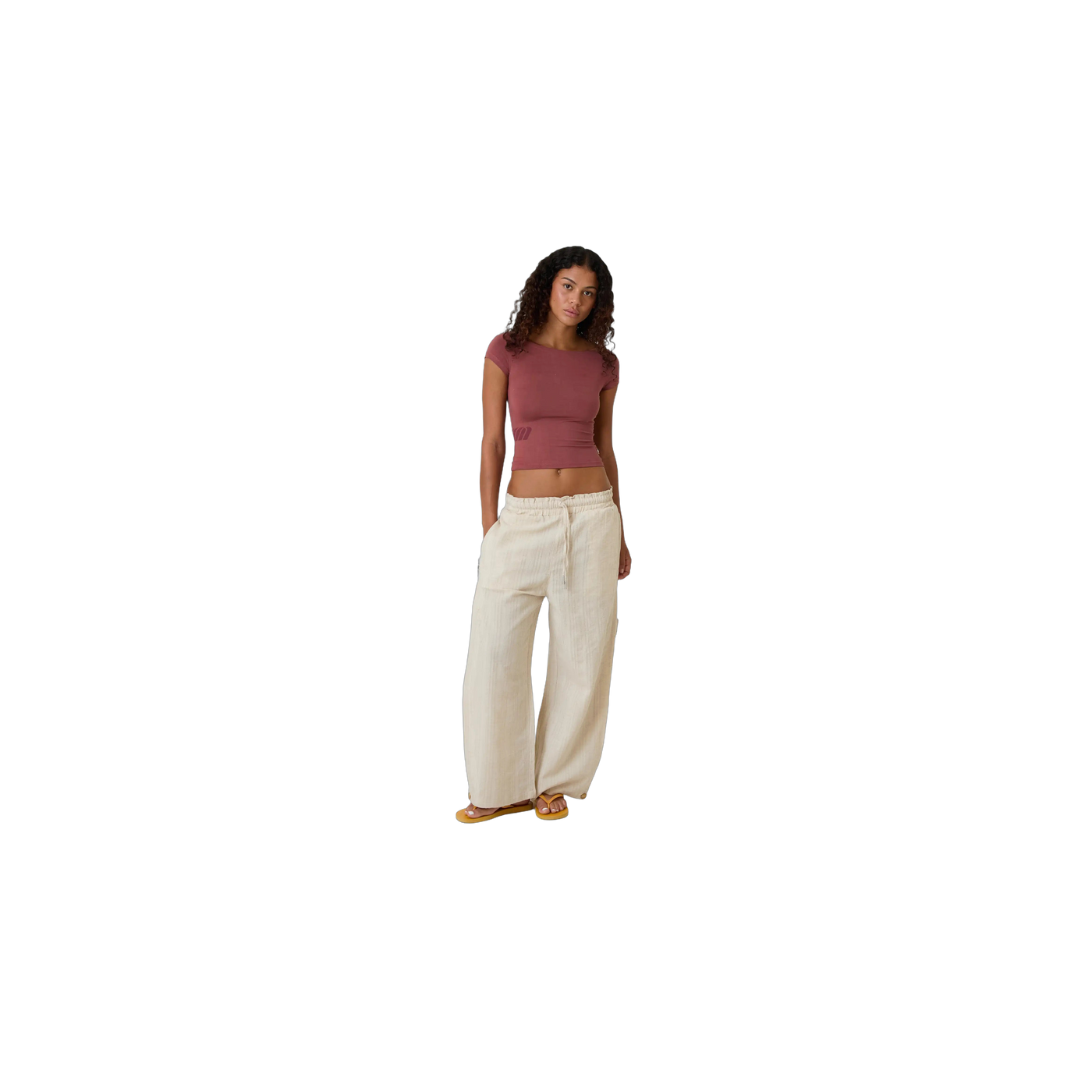 Eme Studios Linen Off Sand Pants