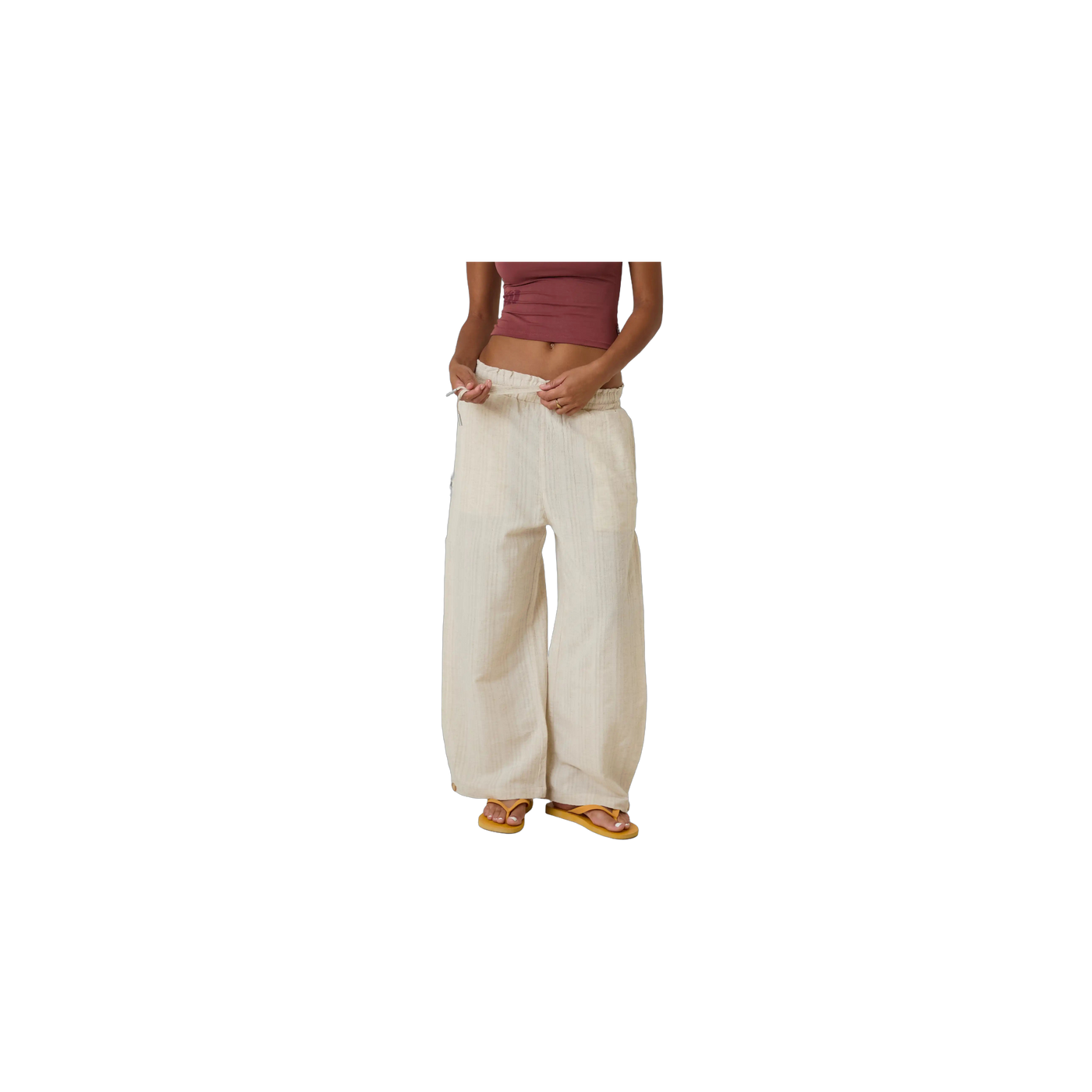 Eme Studios Linen Off Sand Pants