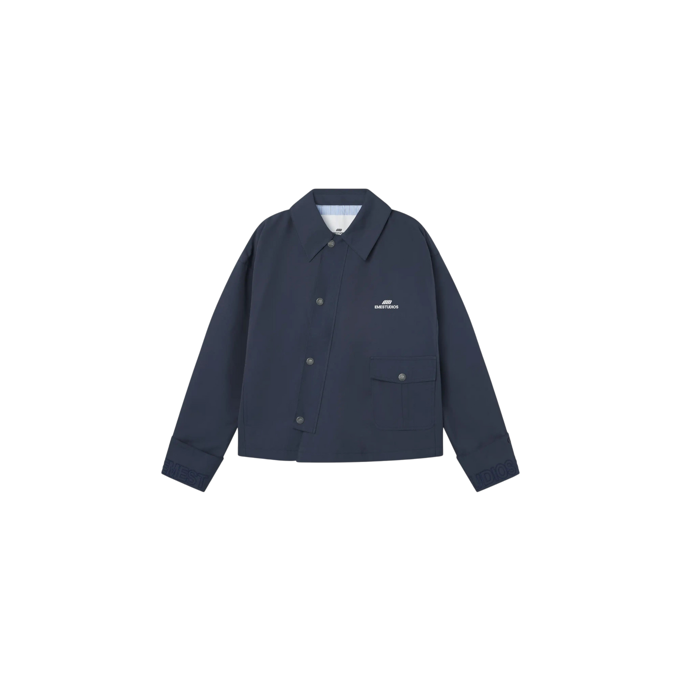 Eme Studios Lizi Navy Trench Jacket