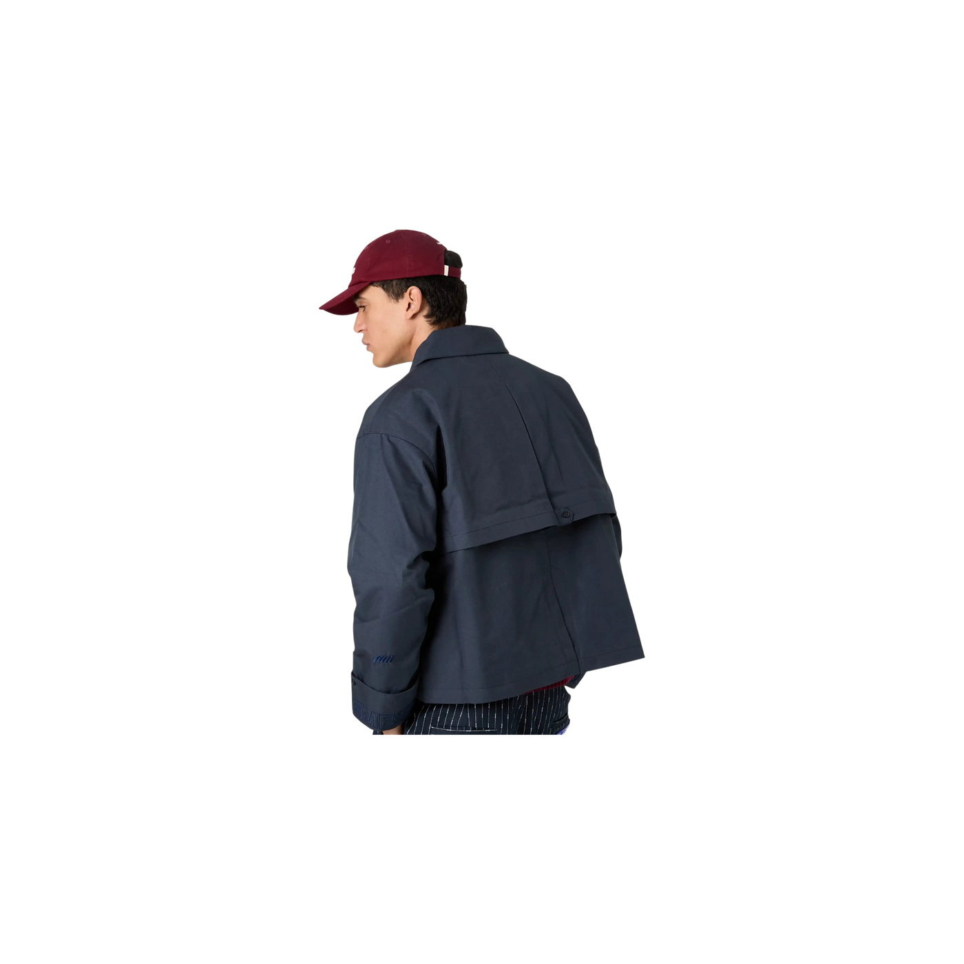 Eme Studios Lizi Navy Trench Jacket