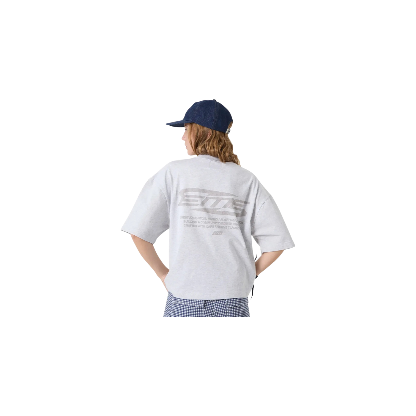 Eme Studios Loop Heather Grey Oversized T-Shirt