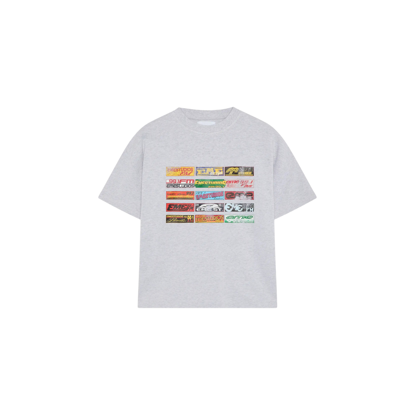 Eme Studios Los Santos Heather Grey Oversized T-Shirt