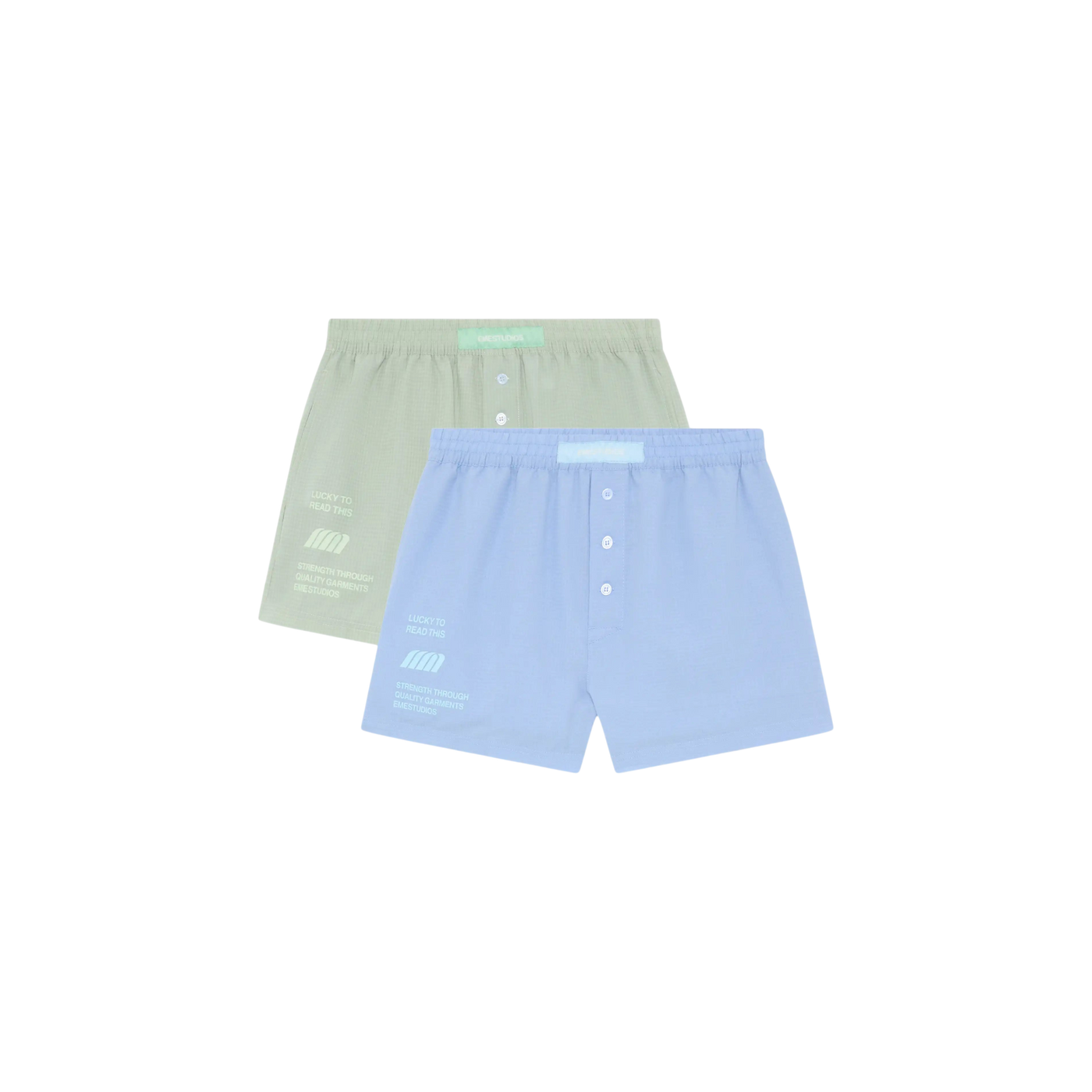 Eme Studios Lucky Eucalyptus Squared Boxers