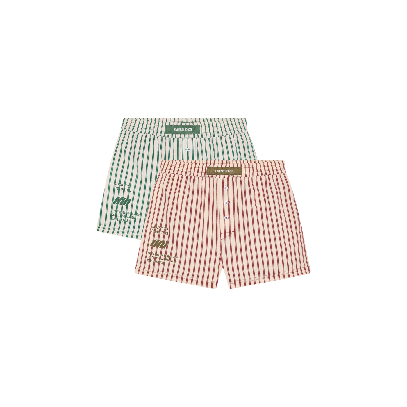 Eme Studios Lucky Striped Ocean Drift Boxers