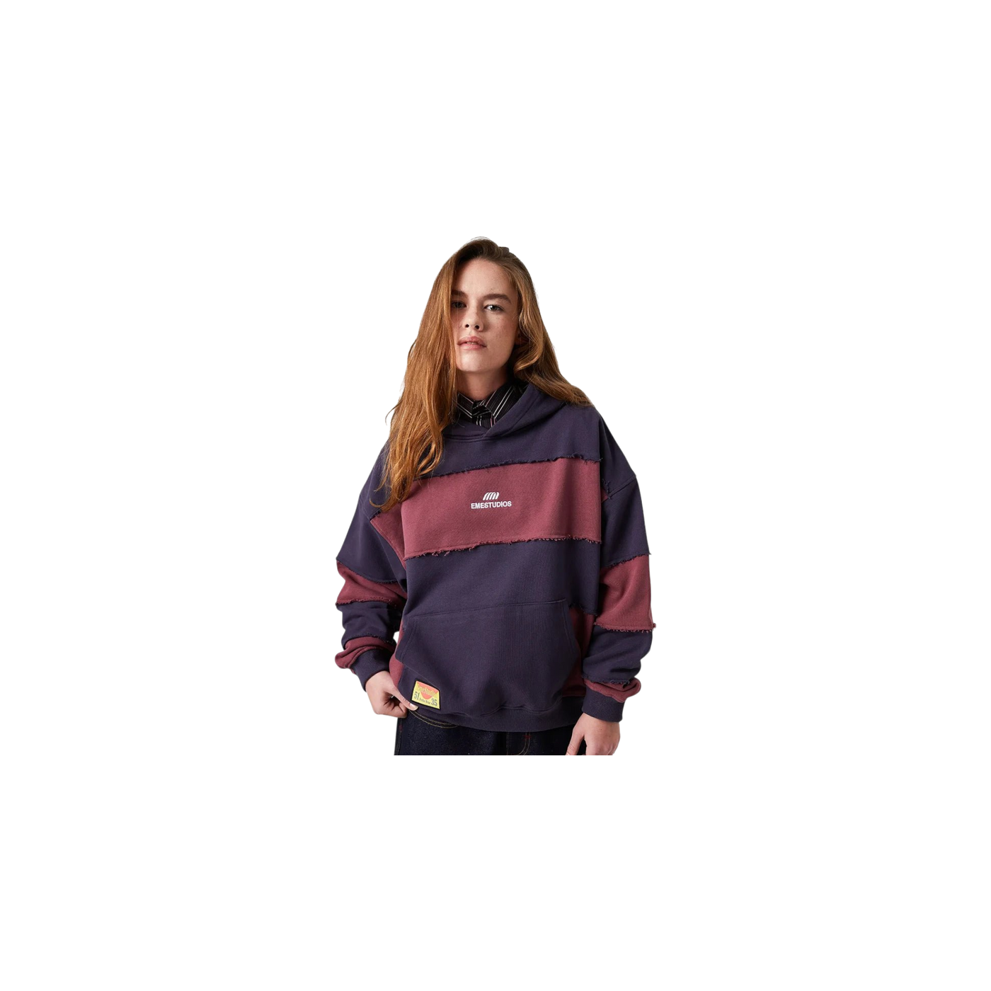 Eme Studios M Stripes Oversized Hoodie