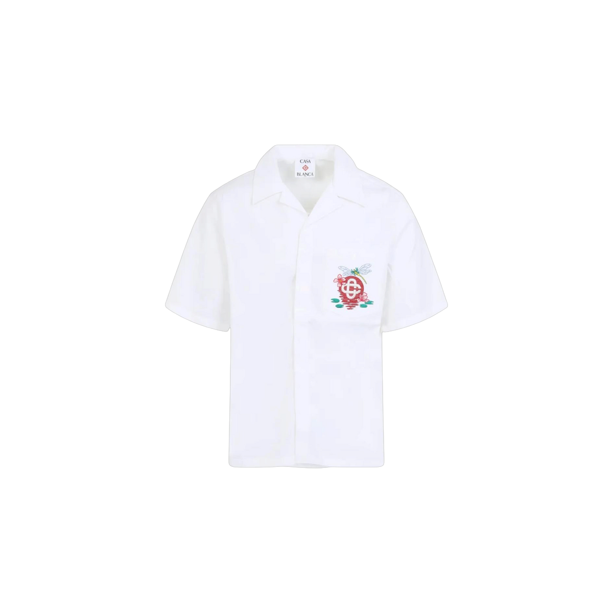 Camisa Casablanca Dragonfly Logo Embroidered