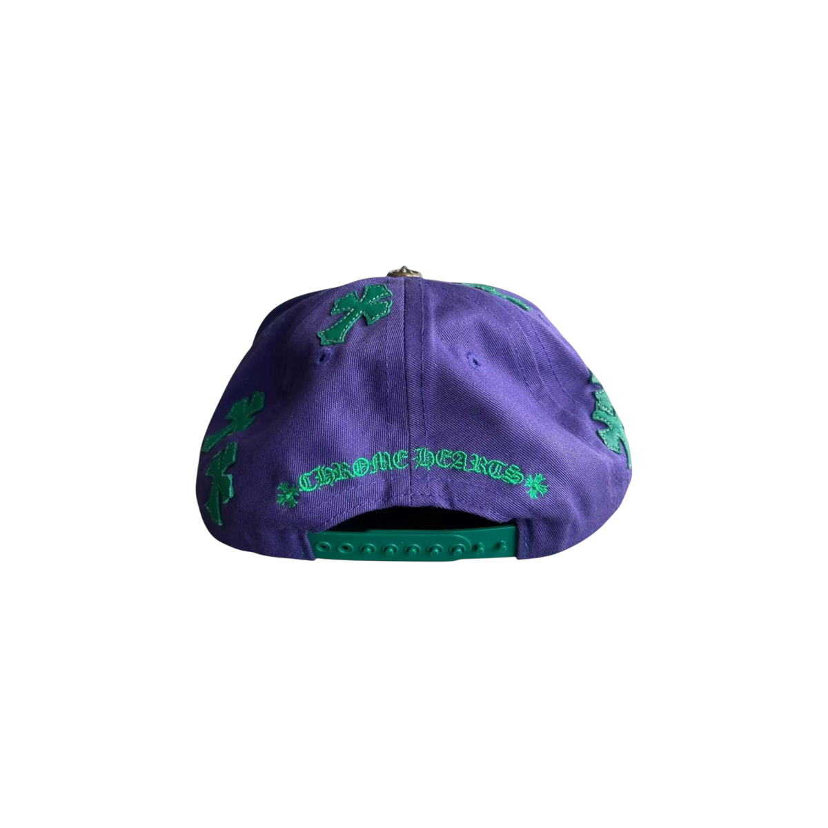 Gorra Chrome Hearts Purple & Green Cross Patch Hat