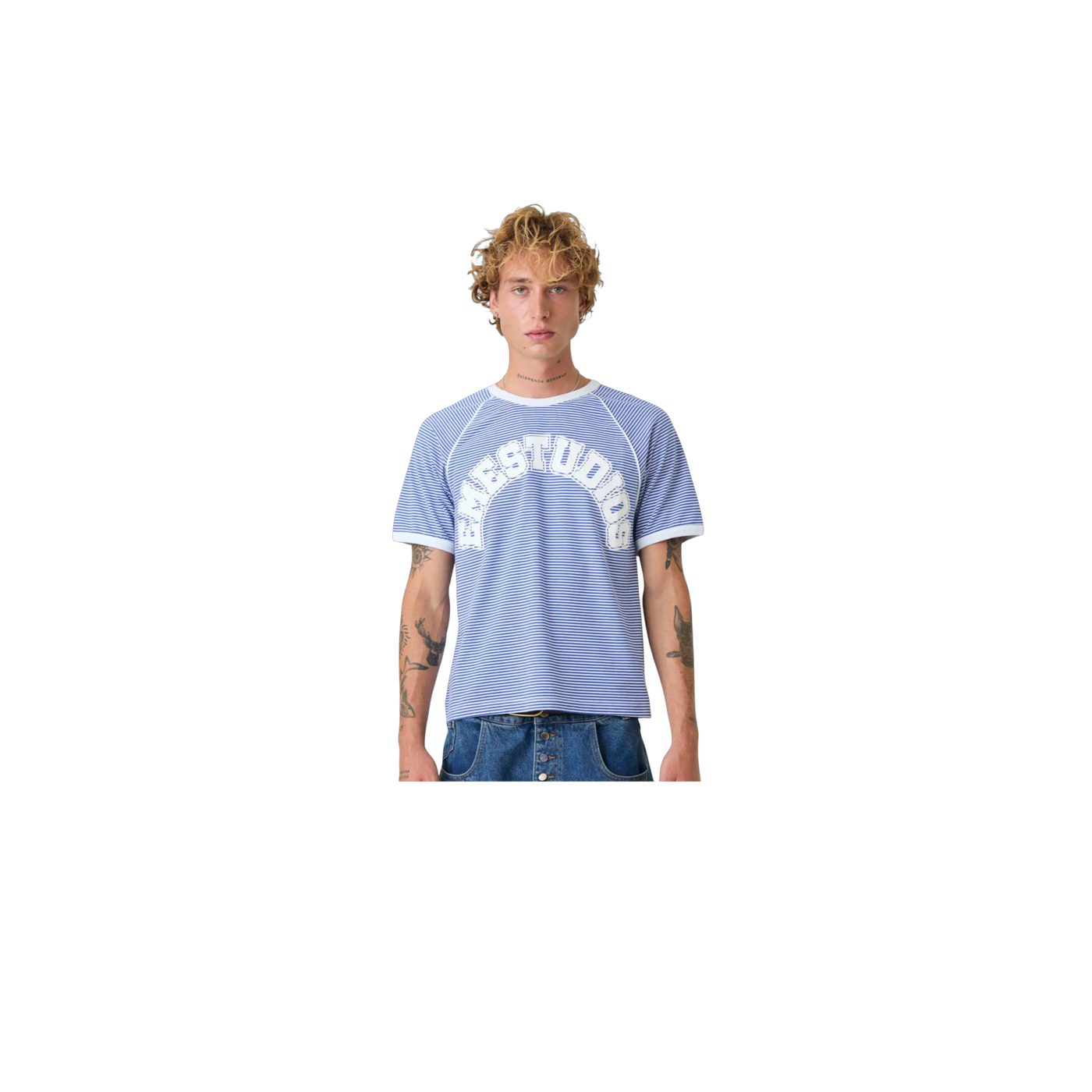 Eme Studios Mariner Blue Striped T-Shirt