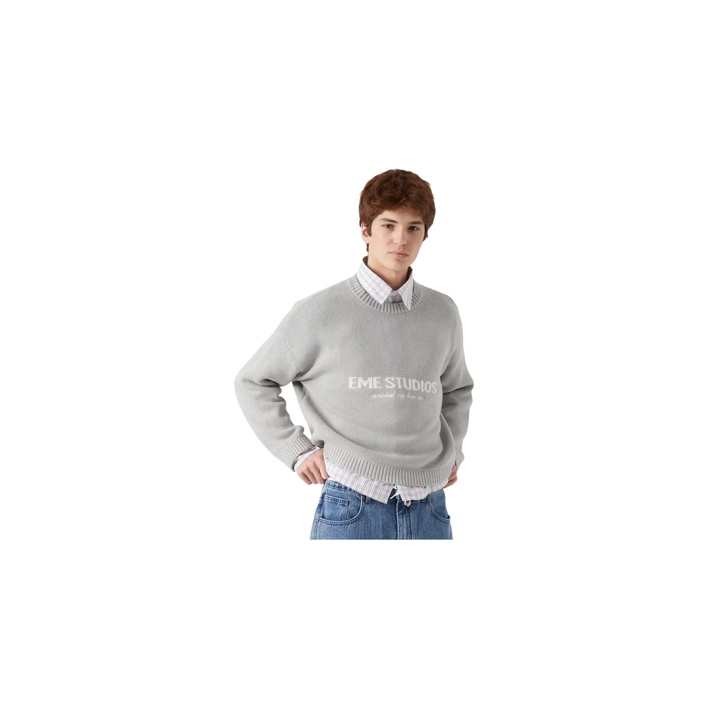 Eme Studios Master Grey Knit Sweater