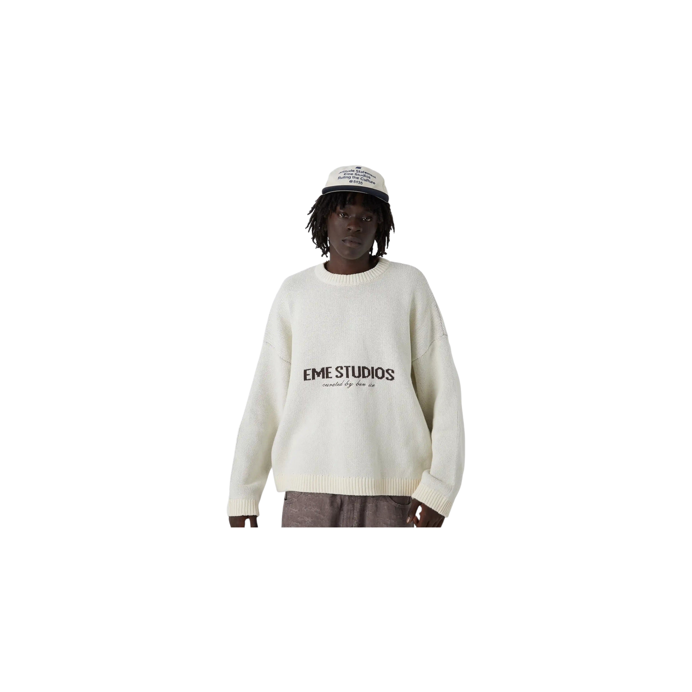 Eme Studios Master Off Sand Knit Sweater