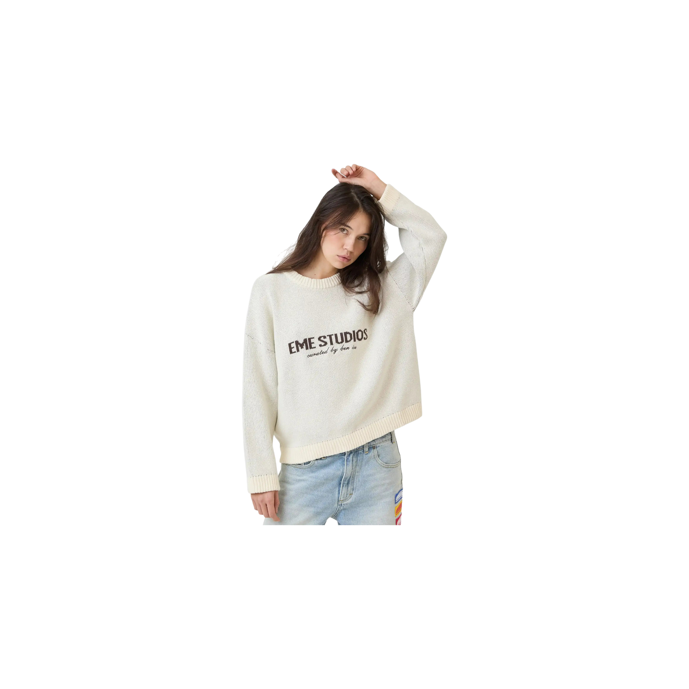 Eme Studios Master Off Sand Knit Sweater