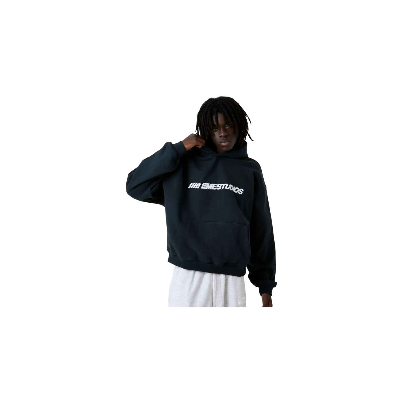Eme Studios Metro Navy Oversized Hoodie