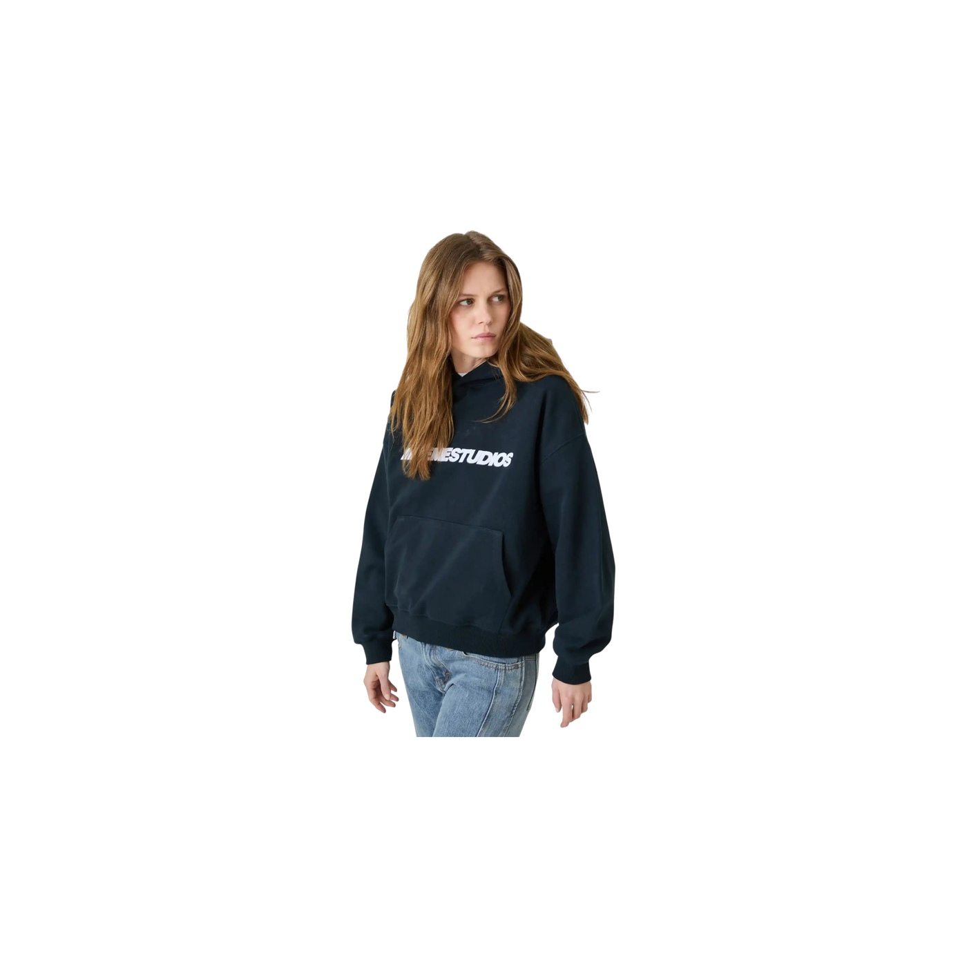 Eme Studios Metro Navy Oversized Hoodie