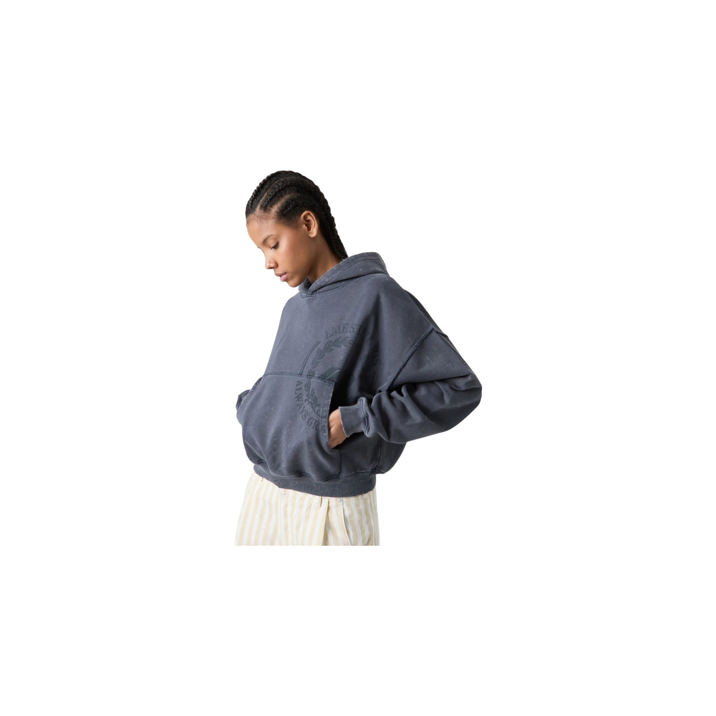 Eme Studios Min Ombre Blued Oversized Hoodie