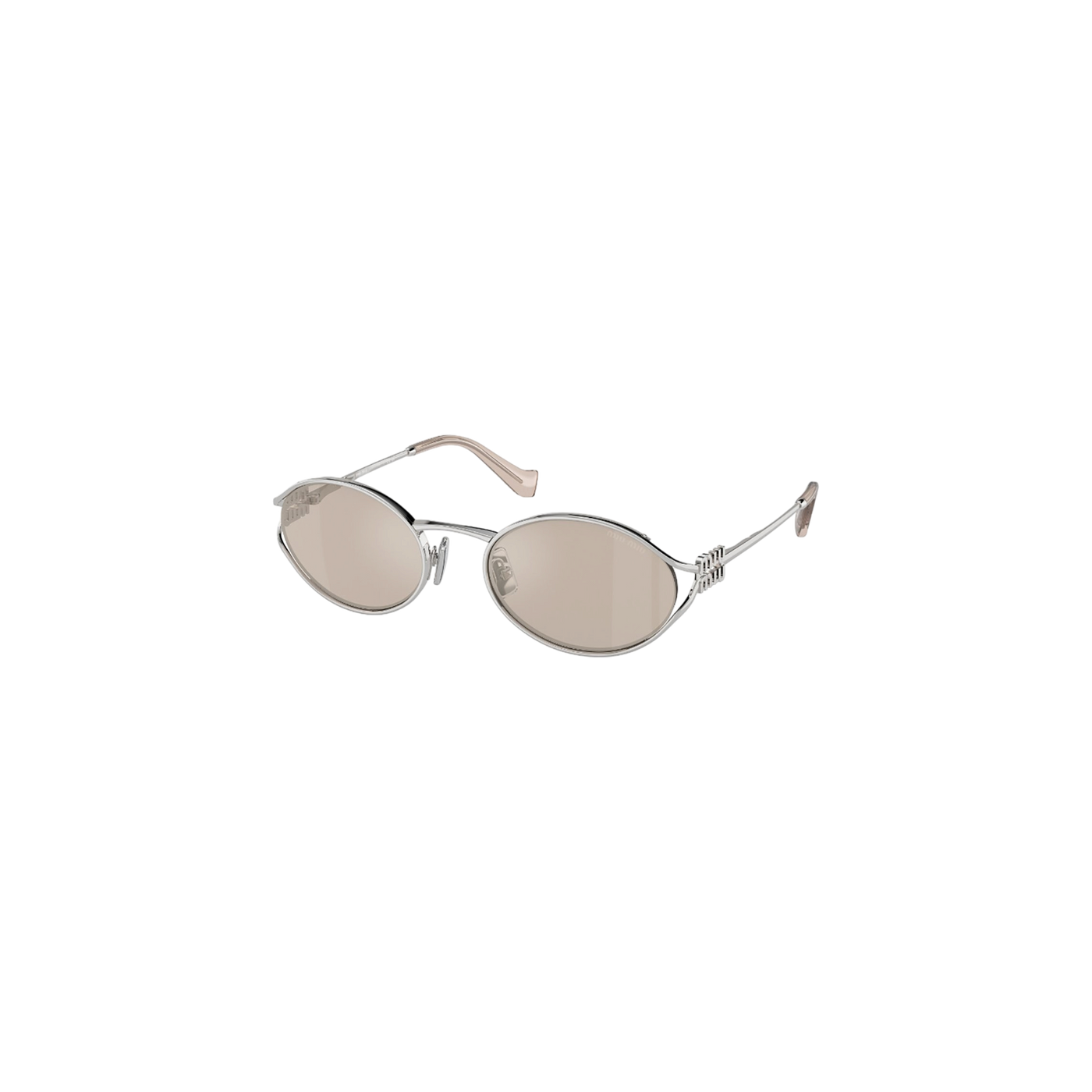 Miu Miu Eyewear Oval Frame Full Rim Sunglasses