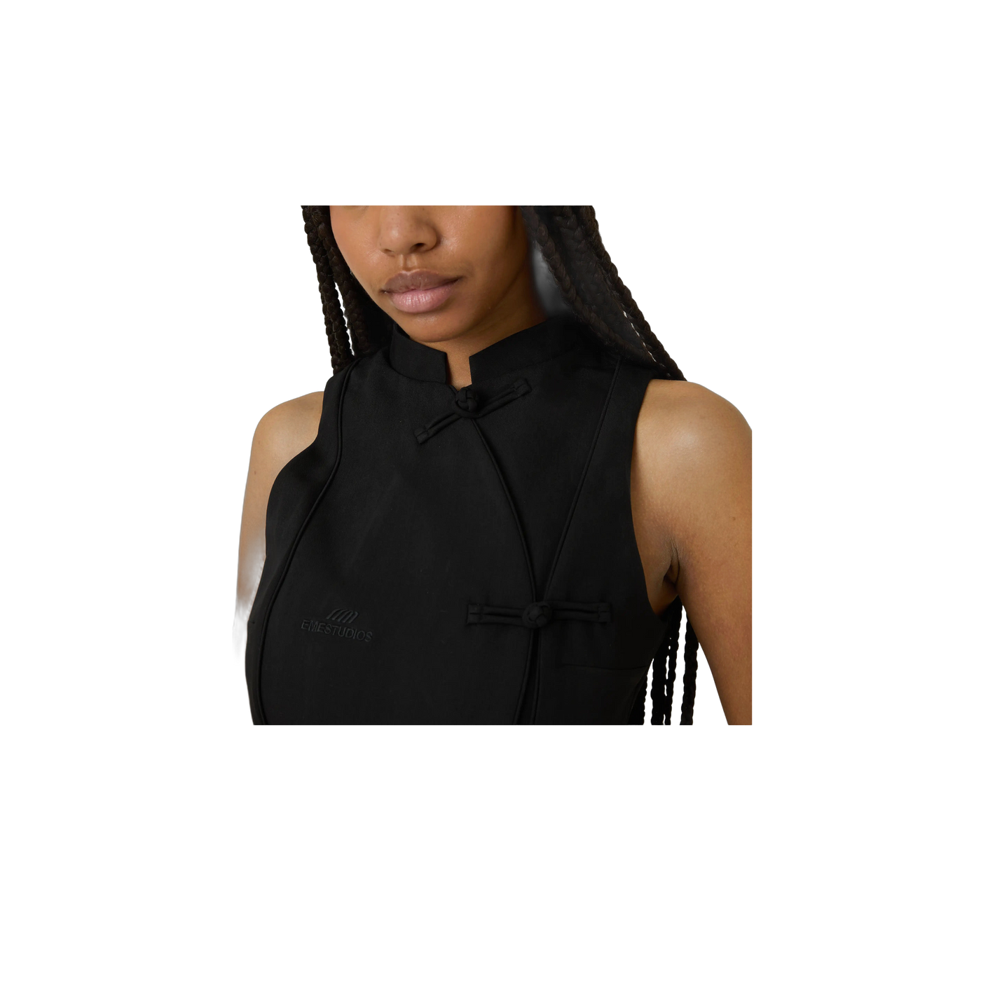 Eme Studios Modesta Black Vest