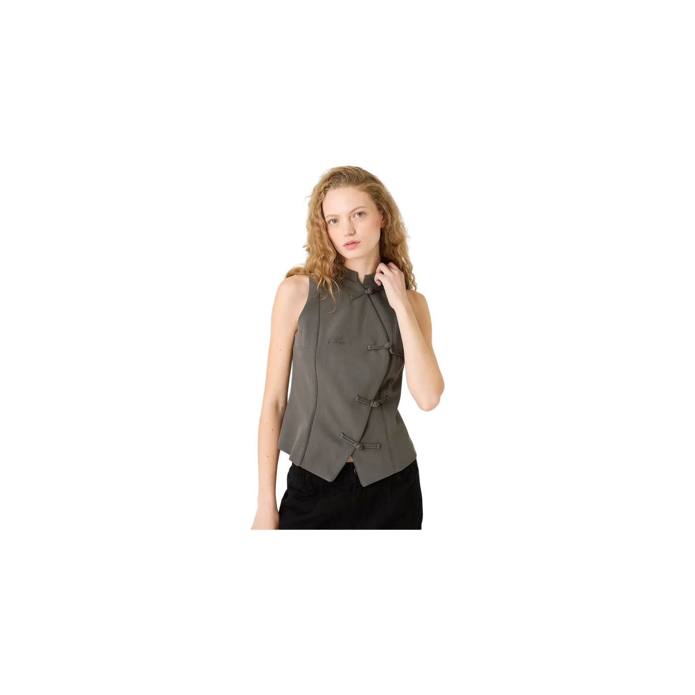 Eme Studios Modesta Heather Grey Vest