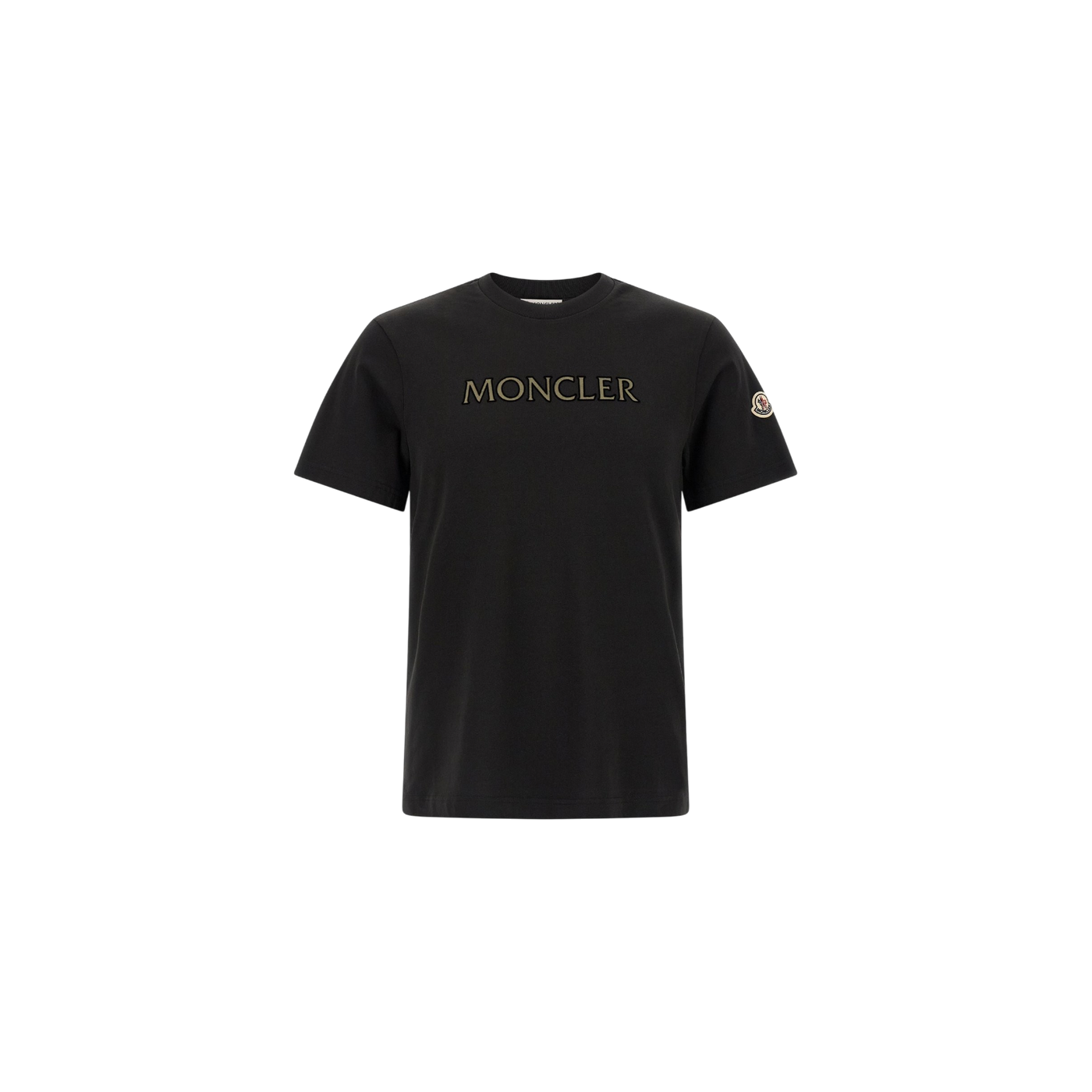Moncler Logo Embroidered Crewneck T-Shirt