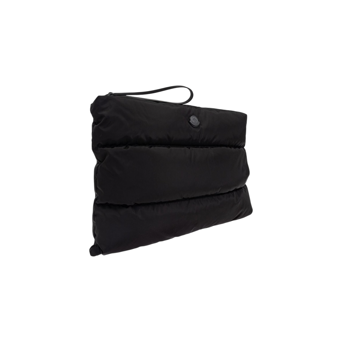 Moncler Logo Patch Padded Clutch Bag