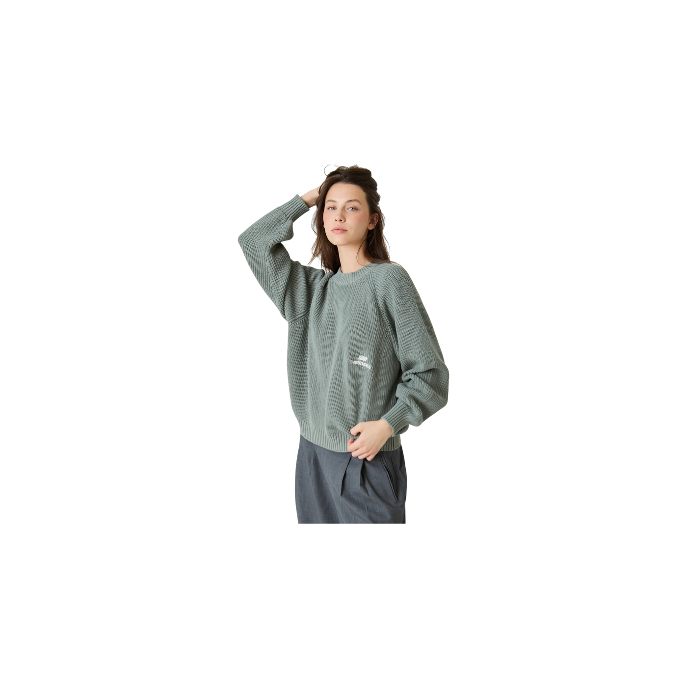 Eme Studios Nela Grey Knit Sweater