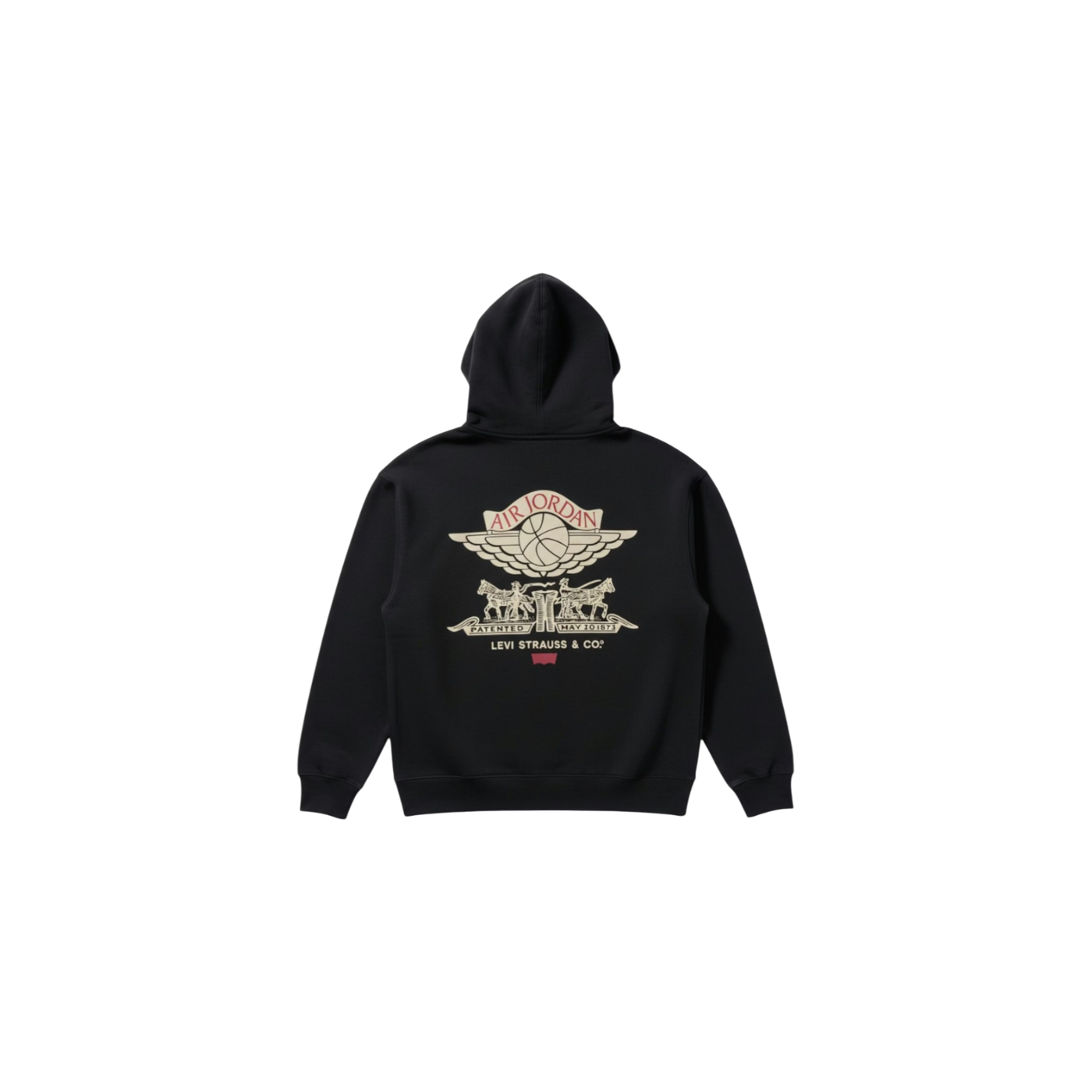 Nike Jordan X Levi's Full Zip Hoodie Black