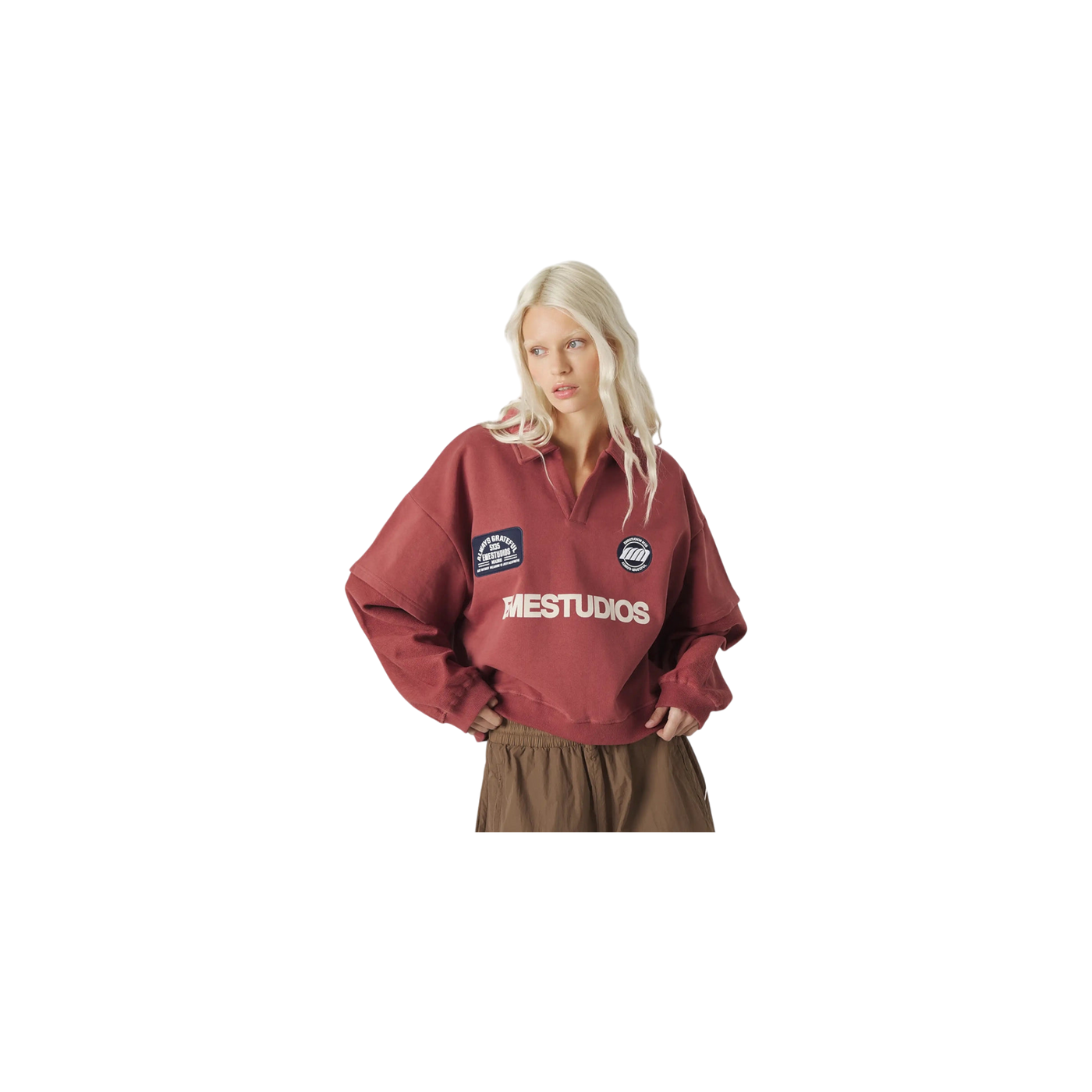 Eme Studios O´connor Marsala Polo Crewneck