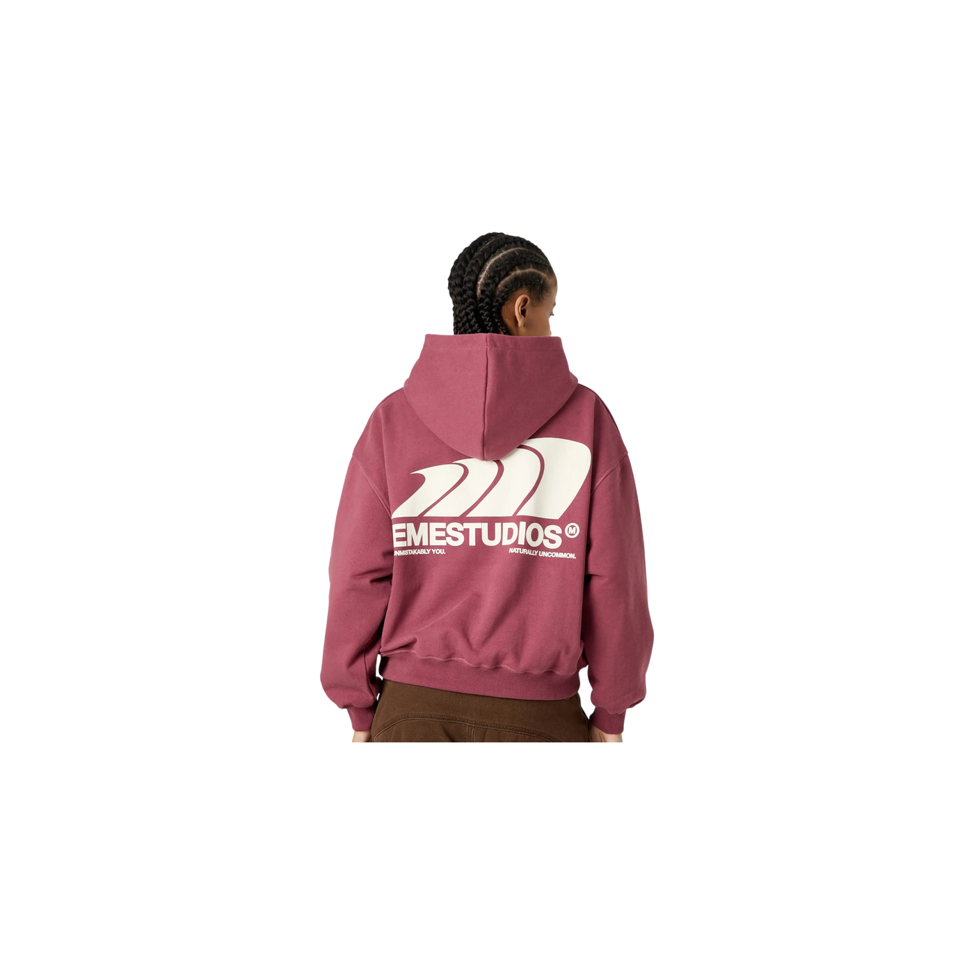 Eme Studios Odd Cabernet Oversized Hoodie