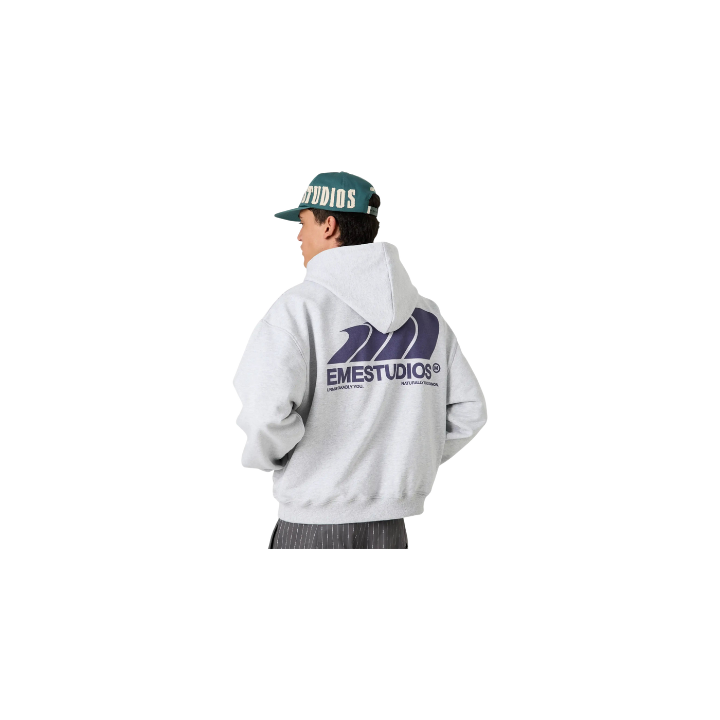 Eme Studios Odd Heather Grey Oversized Hoodie