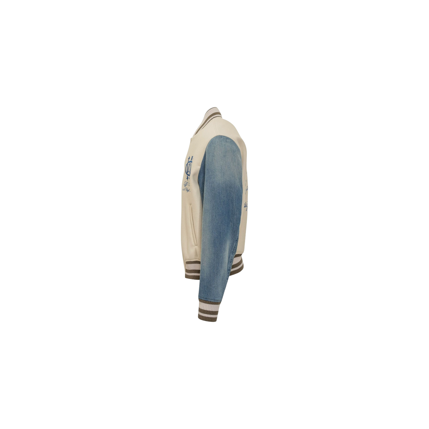 Off-White Logo Embroidered Button-Up Jacket